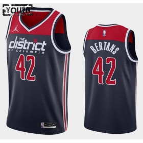 Dres Washington Wizards Davis Bertans 42 2020-21 Jordan Brand Statement Edition Swingman - Dječji